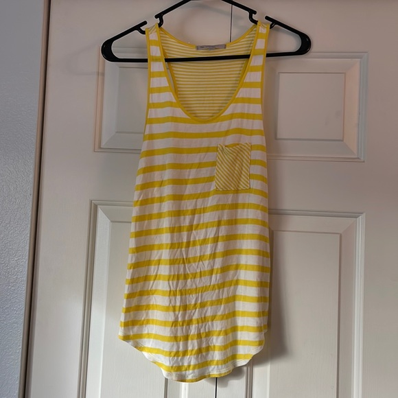 Gap Yellow Striped Tank. Women’s Size XS - Picture 1 of 4